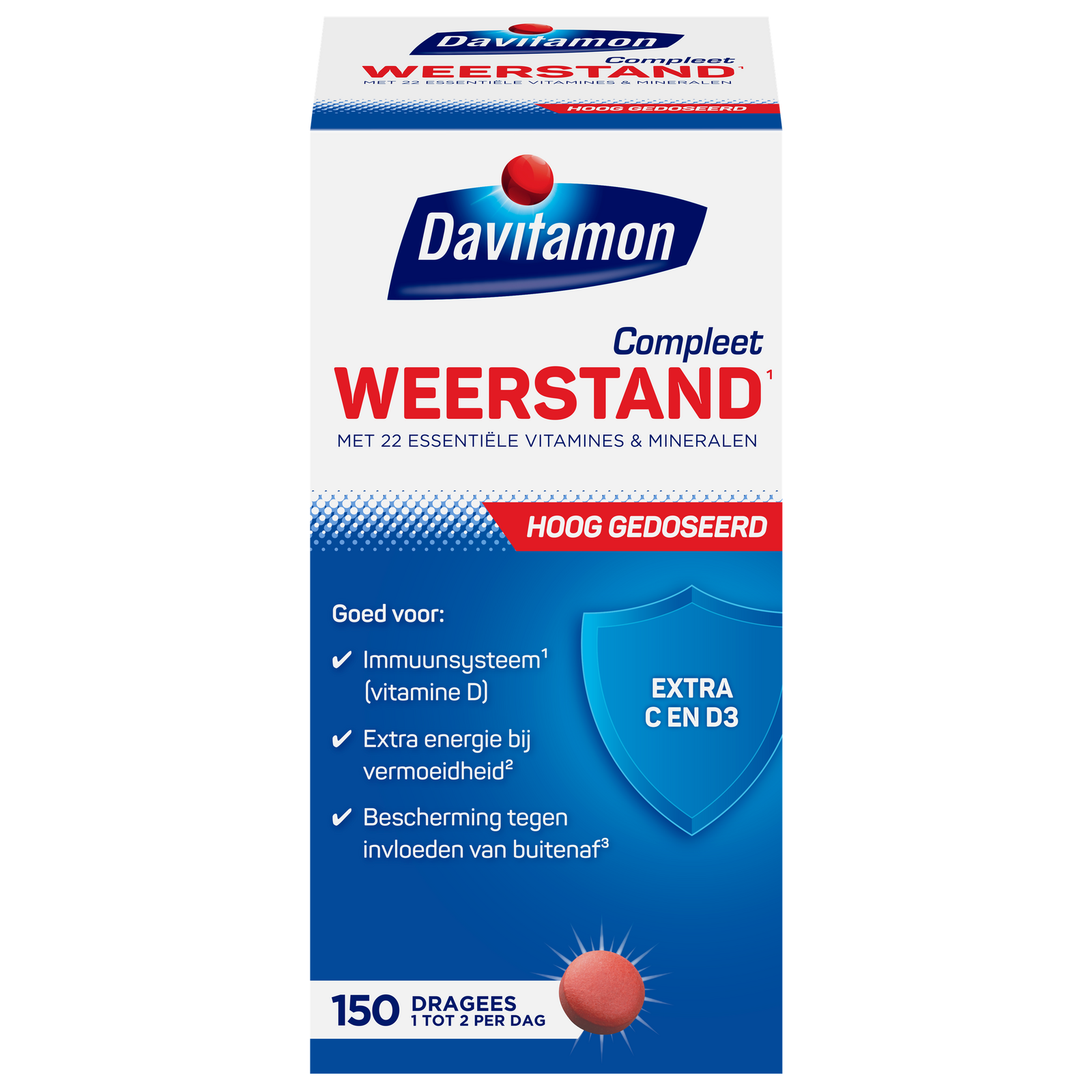 Davitamon Compleet Weerstand Hoog Gedoseerd Dragees