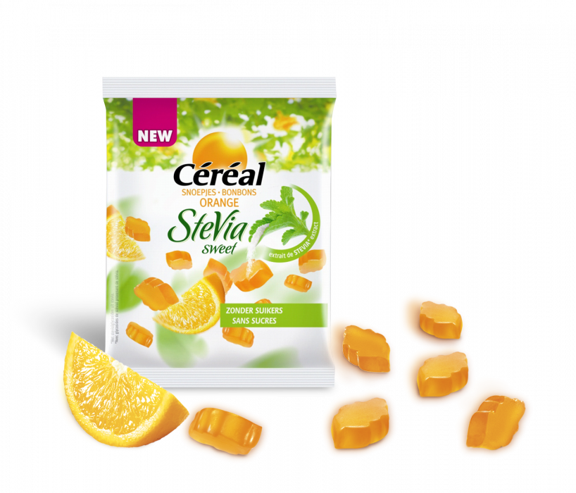 Cereal Snoepjes Orange Stevia