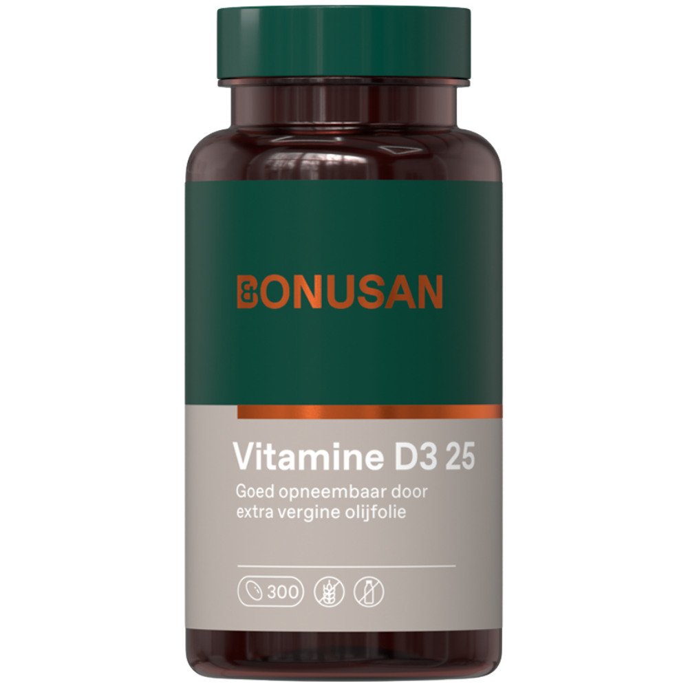 Bonusan Vitamine D3 25 Softgels