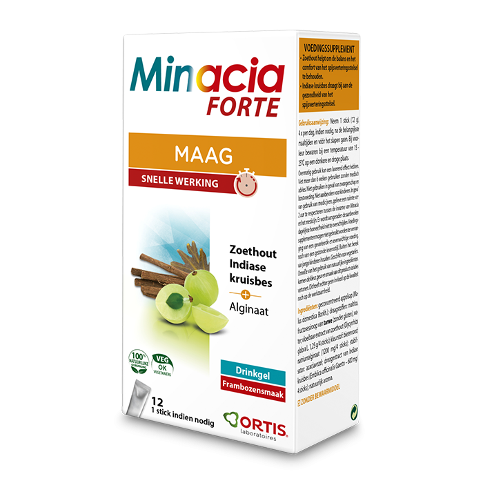 Ortis Minacia Forte Spijsvertering Drinkgel Sticks