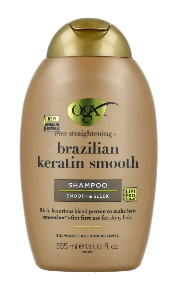 OGX Shampoo Ever Straight Brazilian Keratin Smooth 385ml
