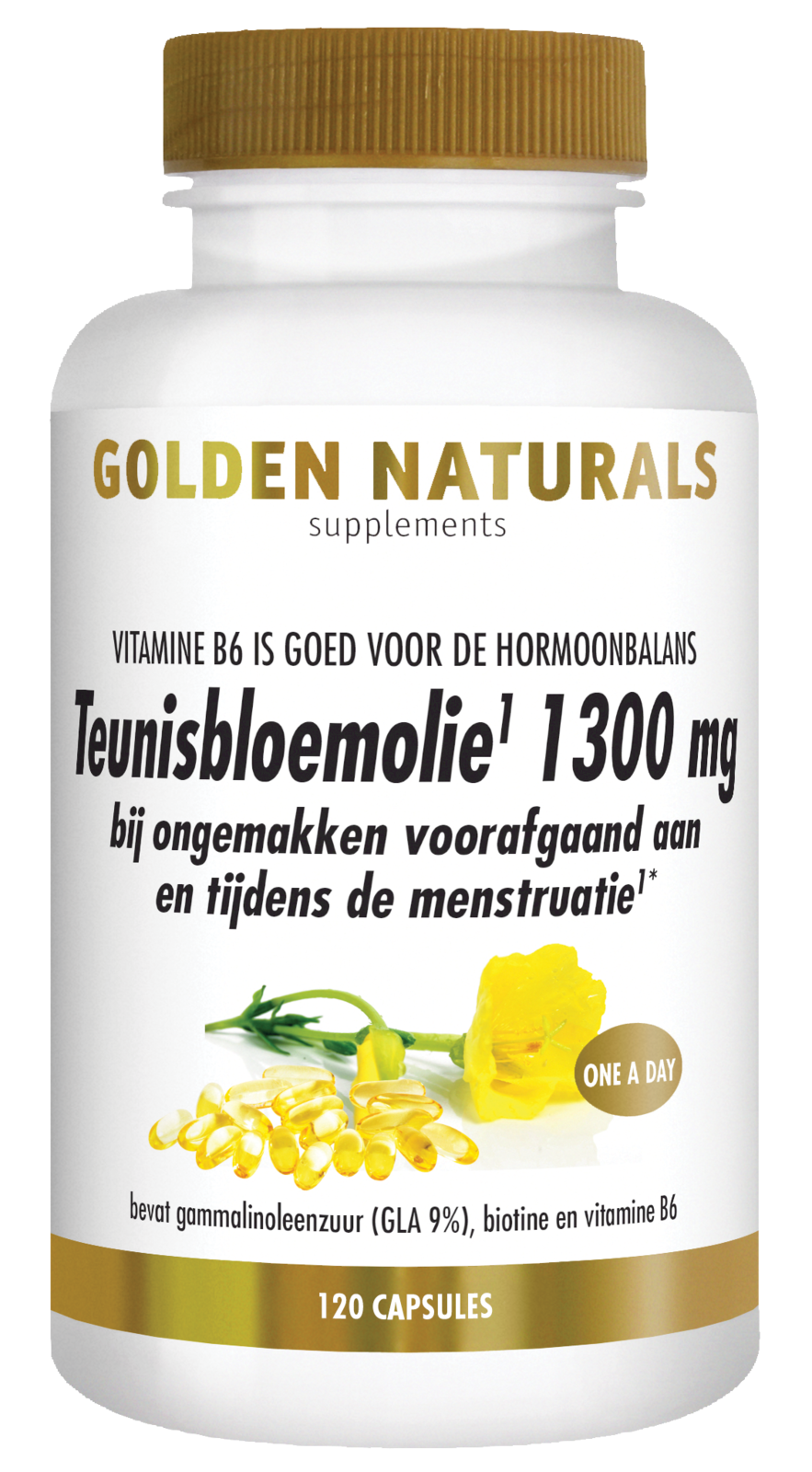 Golden Naturals Teunisbloemolie 1300mg Capsules