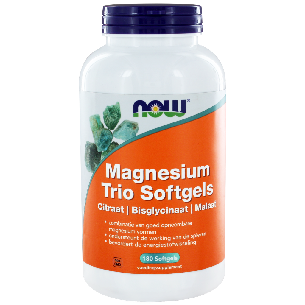 NOW Magnesium Trio Softgels