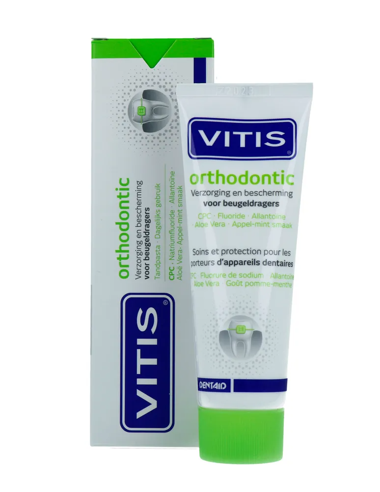 Vitis Orthodontic Tandpasta Appel-Mint