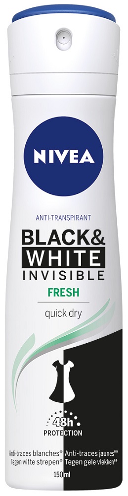 Nivea Black & White Invisible Fresh Deodorant Spray