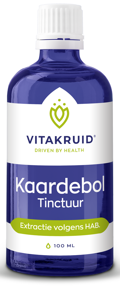 Vitakruid Kaardebol wortel tinctuur extractie volgens HAB 100