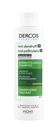 Vichy Dercos Anti-Dandruff Itchy Scalp Dermatological Shampoo