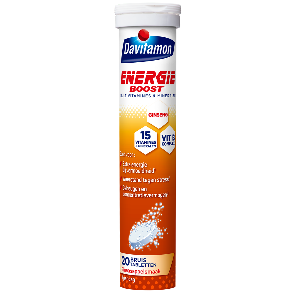 Davitamon Energie Boost Ginseng Bruistabletten