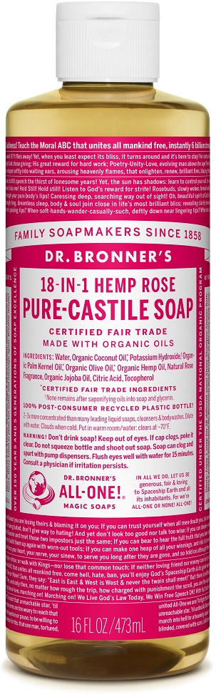 Dr. Bronner Magical Soap Roos 473ml