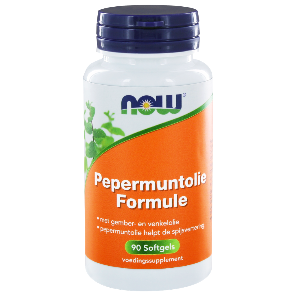 NOW Pepermuntolie Formule Softgels