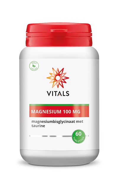 Vitals Magnesium Bisglycinaat 100mg Tabletten