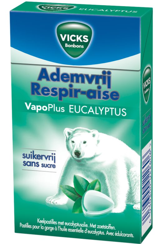 Vicks Ademvrij Eucalyptus Suikervrij
