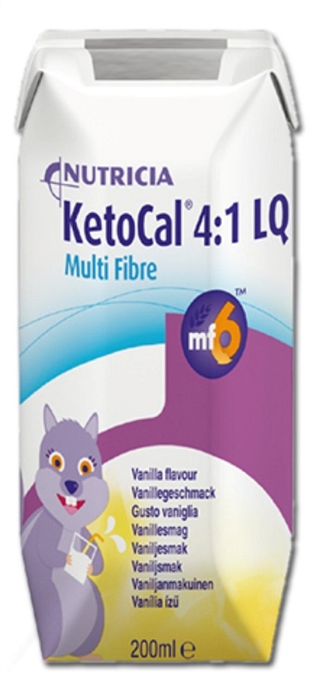 Nutricia KetoCal 4:1 LQ Multi Fibre Vanille