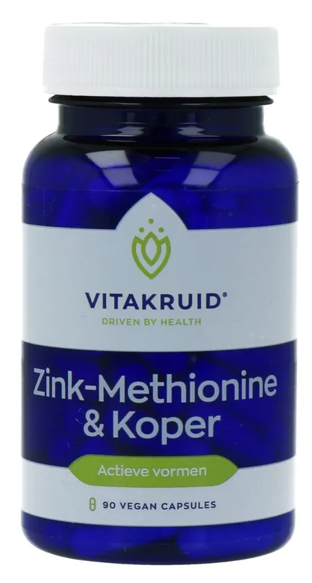 Vitakruid Zink Methionine & Koper Capsules
