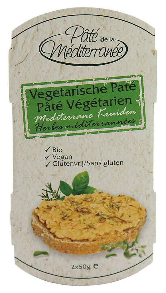 Pate de la Mediterranee Vegetarische Paté Mediterrane Kruiden