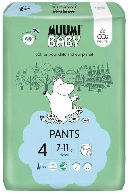 Moomin Baby Ecologische Luierbroekjes 4 Maxi