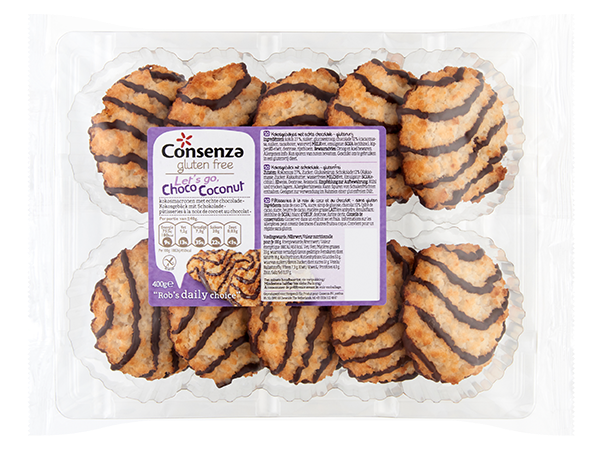 Consenza Kokosmacronen Choco