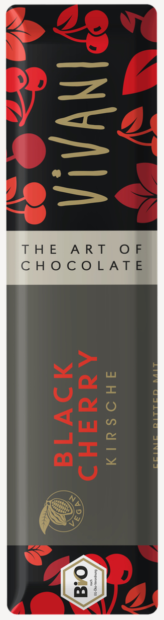 Vivani Chocolade Reep Black Cherry