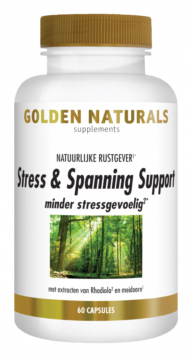 Golden Naturals Stress & Spanning Support Capsules