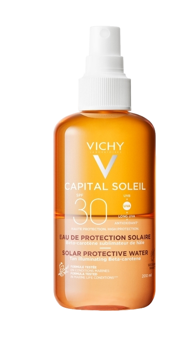 Vichy Capital Soleil Zonbeschermend Water SPF30 - Optimale Bruine Teint