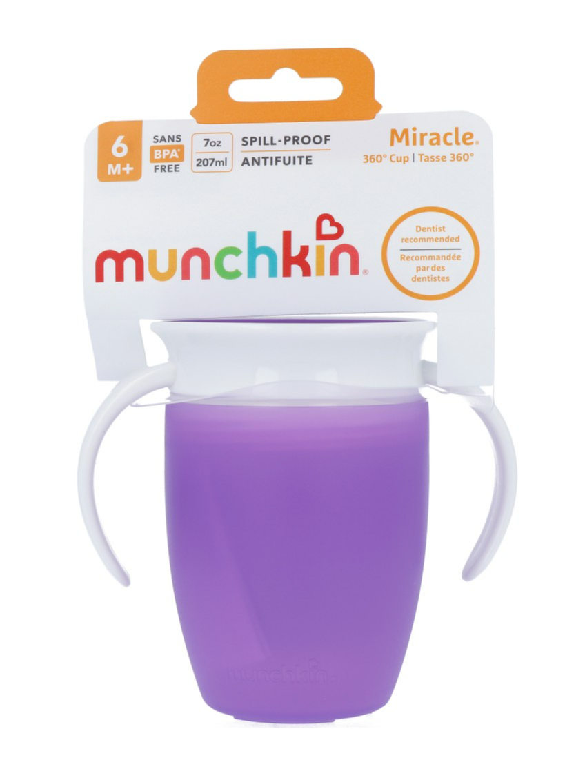 Munchkin Miracle 360° Oefenbeker Paars