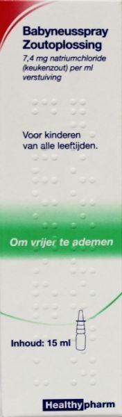 Healthypharm Baby Zoutoplossing Neusspray