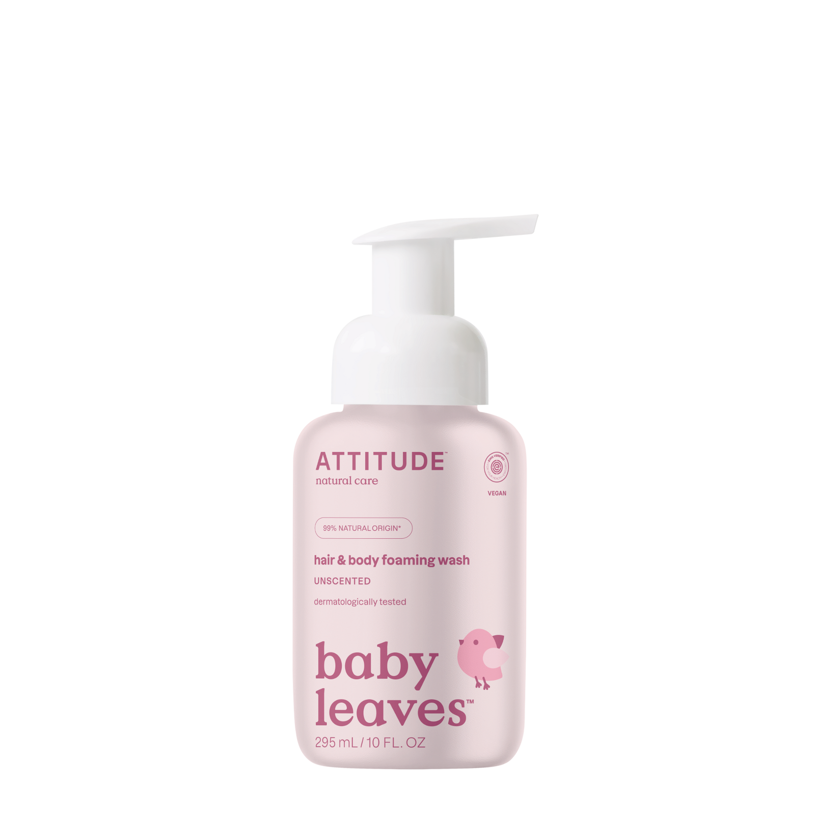 Attitude Baby Leaves 2-in-1 Hair & Body Foaming Wash Zonder Parfum