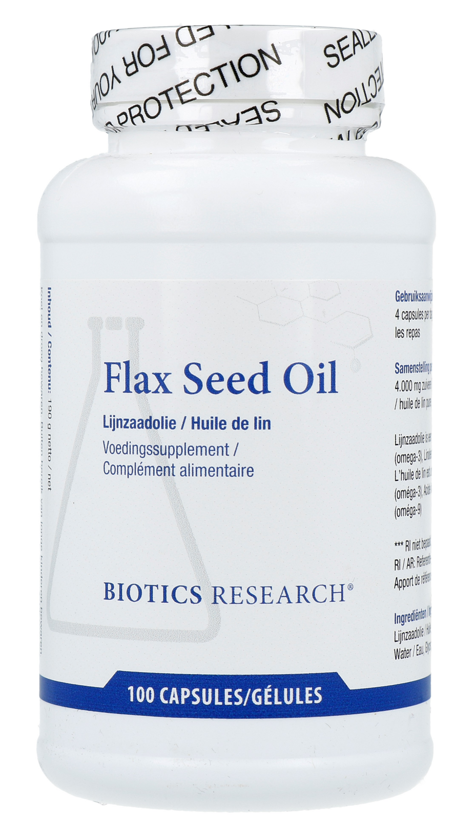 Biotics Flax Seed Oil Softgels