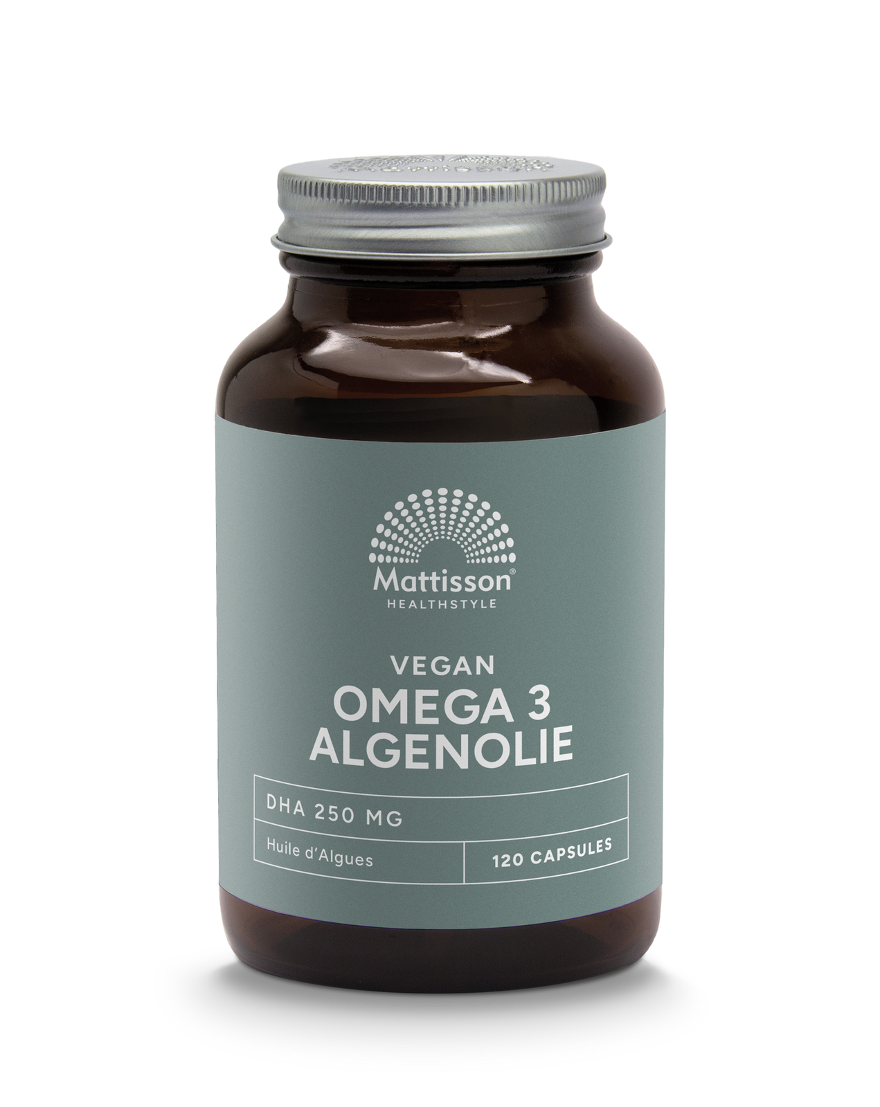 Mattisson HealthStyle Vegan Omega 3 Algenolie DHA 250mg Capsules