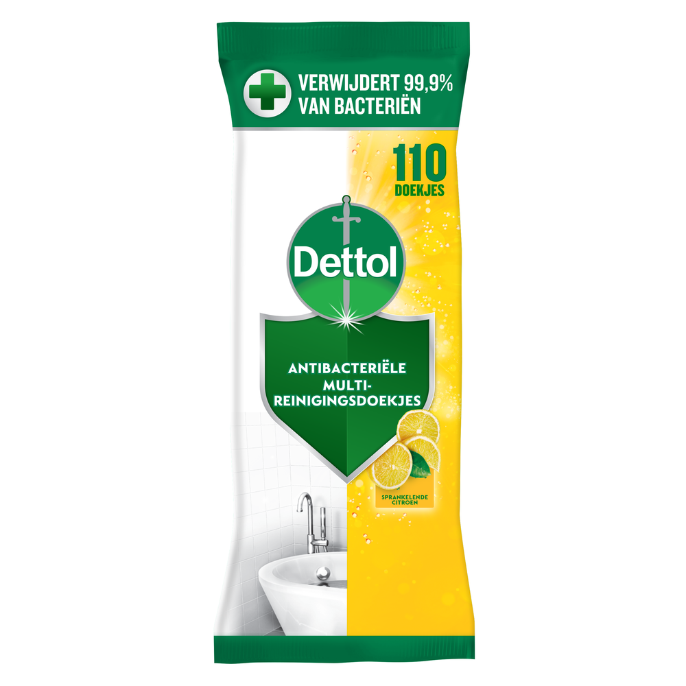 Dettol Power & Fresh Multi-Reinigingsdoekjes Citrus Maxi