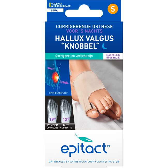 Epitact Hallux Valgus Corrigerende Orthese Nacht 39/41