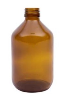 Blockland Fles Los Bruin Glas Zonder Dop 300ml