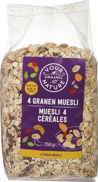 Your Organic Nature 4 Granen Muesli