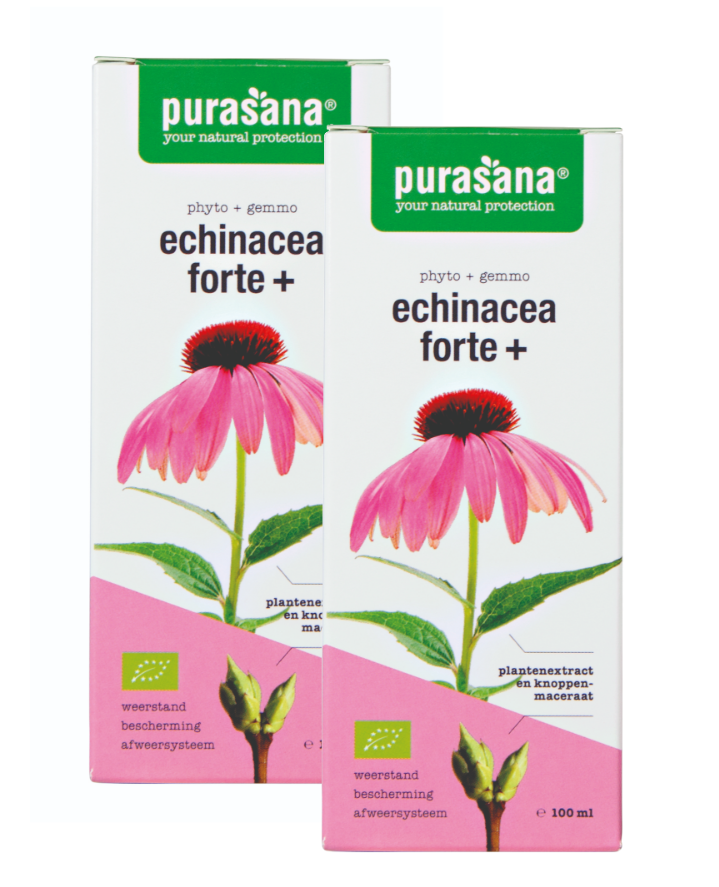 Purasana Echinacea Forte+ Druppels Duoverpakking