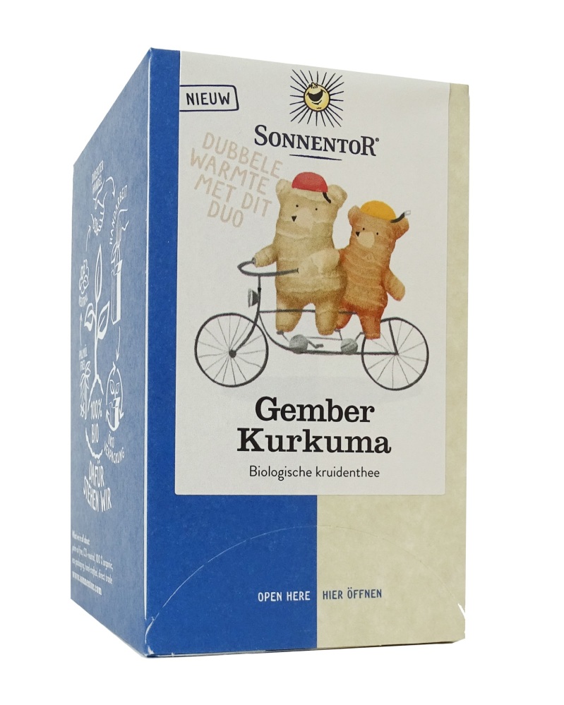 Sonnentor Gember Kurkuma Kruidentheezakjes