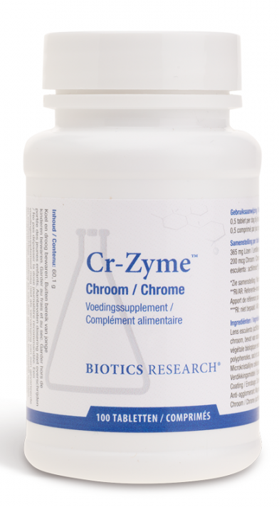 Biotics Cr-Zyme Chroom Tabletten