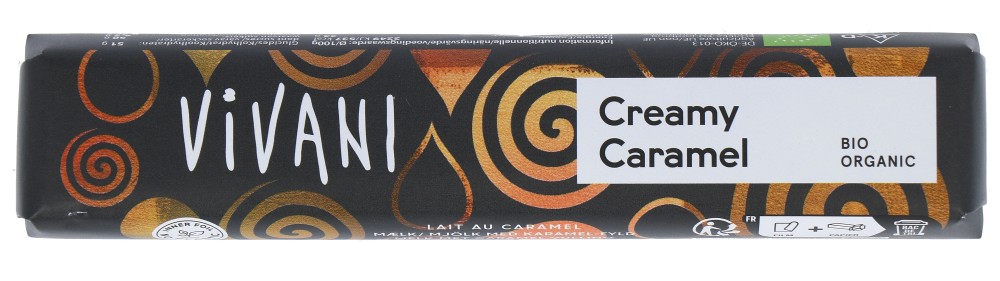 Vivani Chocolade Reep Creamy Caramel