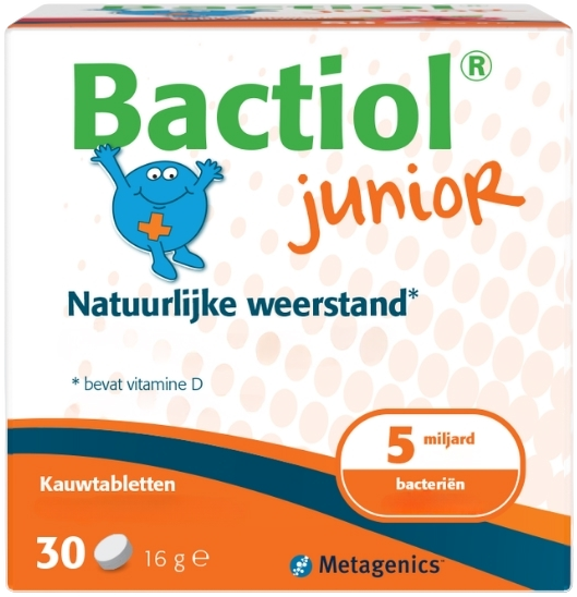Metagenics Bactiol Junior Kauwtabletten