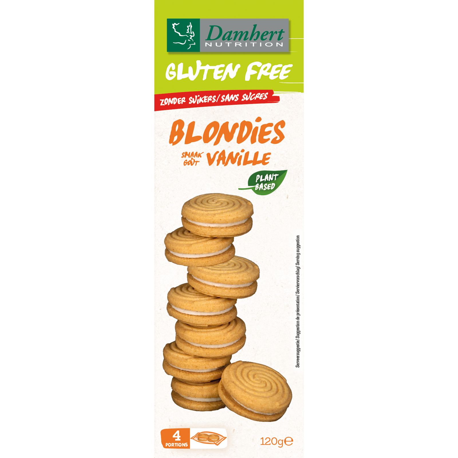 Damhert Gluten Free Blondies Zonder Suikers