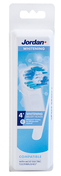 Jordan Whitening Brush Heads Opzetborstels 4-pack