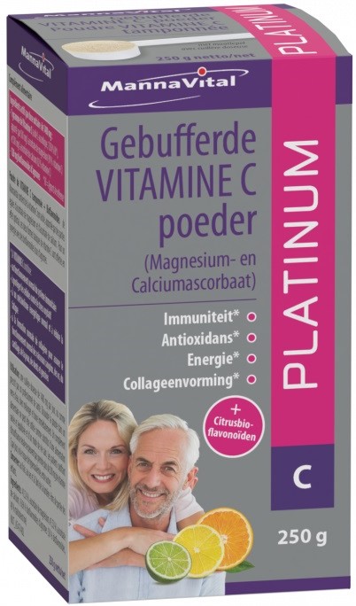 Mannavital Gebufferde Vitamine C Platinum Poeder