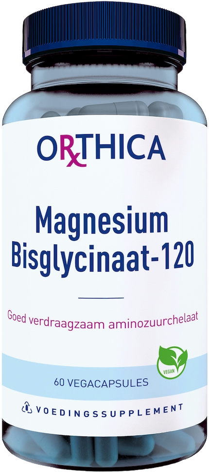 Orthica Magnesium Bisglycinaat-120 (60 stuks) Capsules