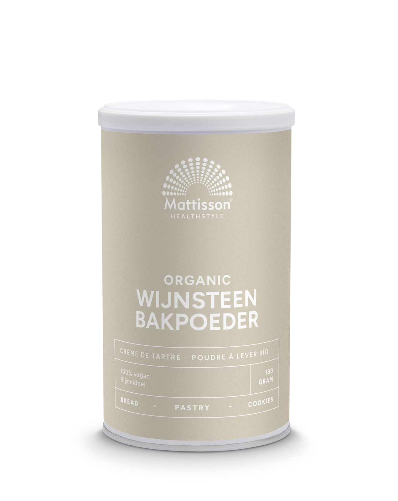 Mattisson HealthStyle Biologische Wijnsteenbakpoeder