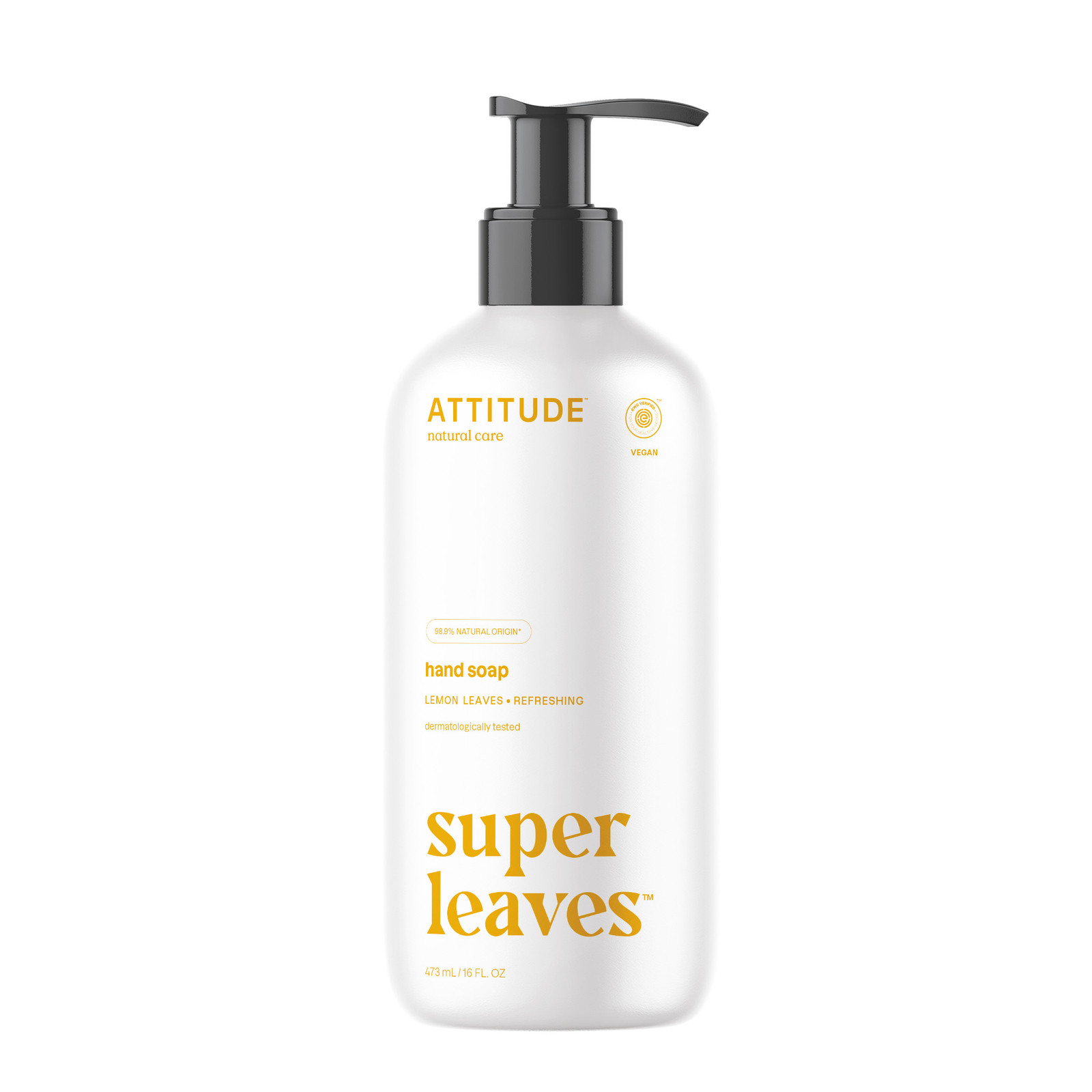 Attitude Super Leaves Science Naturals Hand Soap Lemon