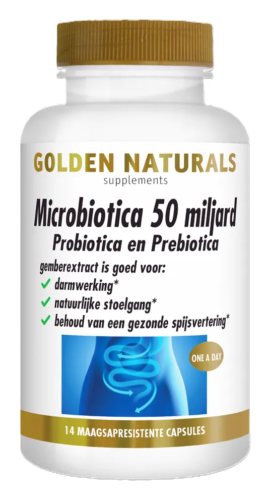 Golden Naturals Microbiotica 50 Miljard Capsules