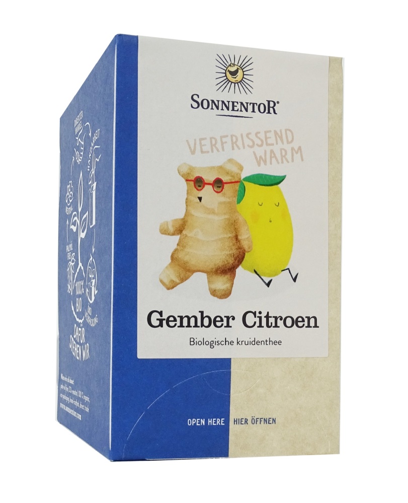 Sonnentor Gember Citroen Kruidentheezakjes