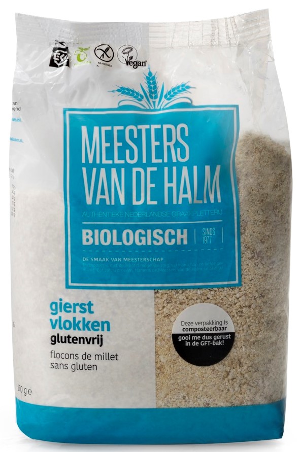 De Halm Gierstvlokken Biologisch