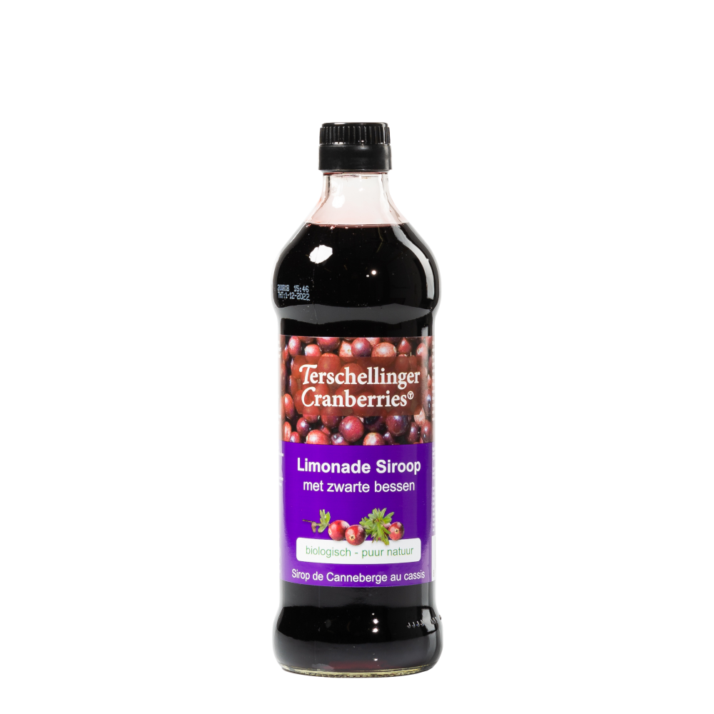 Terschellinger Cranberries Zwarte Bes Limonadesiroop