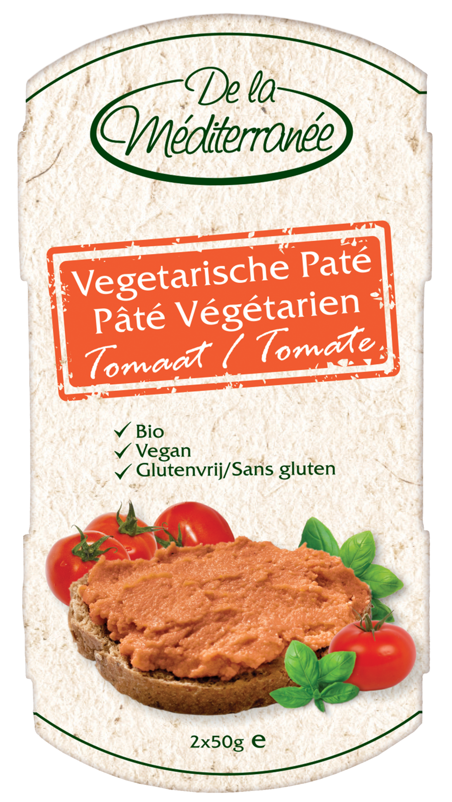 Pate Mediterranee Vegetarische Paté Tomaat