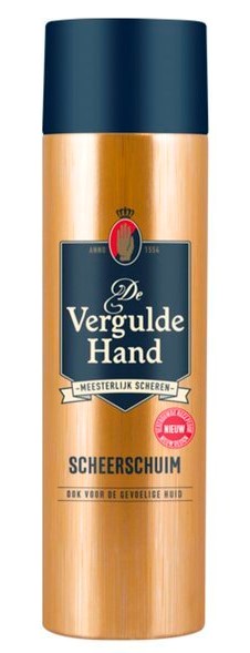 Vergulde Hand Scheerschuim